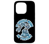 Umorismo ingegnere braccio robotico Custodia per iPhone 15 Pro