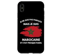 umorismo Maroc je ne suis pas parfaite mais je suis Marocaine Custodia per iPhone XS Max