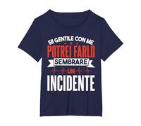 Umorismo Medicina Assistente Medico Infermiera Ospedale Maglietta, Donna Plus-Size, Navy, 4X