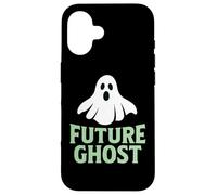 Umorismo paranormale divertente fantasma futuro Custodia per iPhone 16
