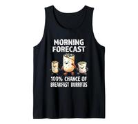 Umorismo per la colazione - Funny Mattina Previsioni Burrito colazione Canotta