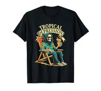Umorismo per Le Vacanze Scheletro della depressione Tropicale Maglietta