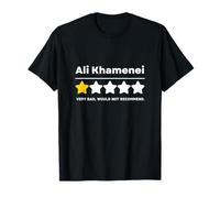 Umorismo politico Ali Khamenei Politician Review Maglietta