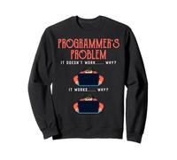 Umorismo Programmatore Debugging Codice Informatica Felpa