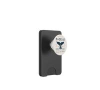 Umorismo retrò da attivista oceanico contro la protesta contro le balene PopSockets PopWallet per MagSafe