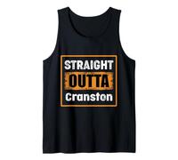 Umorismo retrò Dritto Fuori Cranston Rhode Island USA Canotta