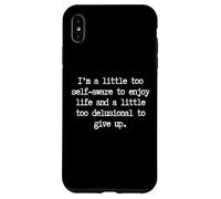 Umorismo sarcastico divertente autoconsapevole - Troppo delirante Custodia per iPhone XS Max