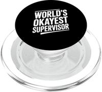 Umorismo supervisore più buono del mondo per Boss PopSockets PopGrip per MagSafe