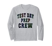 Umorismo Test Giorno Prep Crew Bruh Science Math Countdown Maglia a Manica