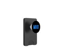 Umorismo umido testo blu strano fresco umido umidità PopSockets PopWallet per MagSafe