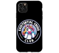 Umorismo unicorno del club di crisi esistenziale Custodia per iPhone 11 Pro Max