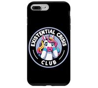 Umorismo unicorno del club di crisi esistenziale Custodia per iPhone 7 Plus/8 Plus