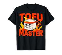 Umorismo Vegano sul Karate di Tofu Master Angry Ninja Maglietta