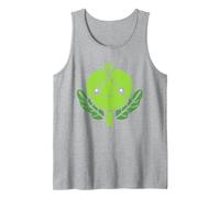 Umorismo vegetale Cibo Semplice cavoletti di Bruxelles Canotta, Uomo, Grigio Melange, L