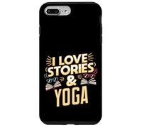 Umorismo yoga amante dei libri per lettori che amano le storie Custodia per iPhone 7 Plus/8 Plus