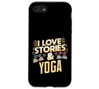 Umorismo yoga amante dei libri per lettori che amano le storie Custodia per iPhone SE (2020) / 7/8