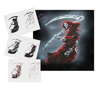 UMR-Design AS-087 Grim Reaper Sagoma per aerografo Step by Step Size XL