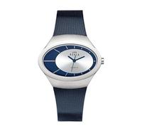 UMR RUHLA - Elegante orologio da polso da donna - elegante eleganza e massima precisione - movimento al quarzo - quadrante argento e blu - cinturino in acciaio inossidabile - Made in Germany