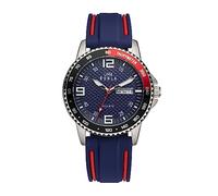 UMR RUHLA Orologio Analogico al Quarzo Uomo con Cinturino in Silicone SP39003