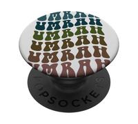 UMRAH - Uniforme da equipaggio retrò Umra Mecca Medina Pilgrim Memory PopSockets PopGrip Adesivo