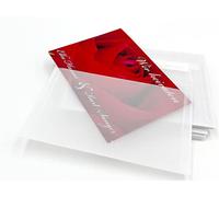 umschlag-discount - buste lettere trasparenti in carta di pergamina per lettere informative, buoni, inviti & Co - 25 buste autoadesive con le dimensioni 162 x 114 mm (DIN C6)
