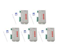 Umsoxhy 5X Controller LED RGB T1000S Scheda SD Controller 2048 Pixel per WS2801 WS2811 WS2812B SK6812 LPD6803 Striscia LED