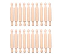 Umsoxhy Mini Mattarello in Legno da 7 Pollici, Lungo da Cucina, Piccolo Mattarello per Pasta per Bambini, Pasta per Fondente, Pizza, 20 Pezzi
