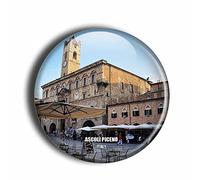 Umsufa Calamita da frigorifero Ascoli Piceno Italia 3D fatta a mano souvenir da viaggio decorazione da collezione regalo