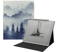 UMUBUHOMS Custodia magnetica per tablet Onyx Boox Go 10.3 ePaper E Ink, ultrasottile e leggera, in pelle PU, con supporto pieghevole e funzione automatica sleep/wake (montagne della foresta)
