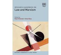 Umut Özsu Research Handbook on Law and Marxism (Copertina rigida)