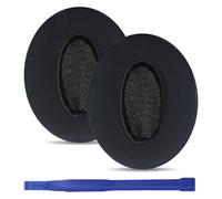 umvowuxa Auricolari di ricambio compatibili con cuffie Sennheiser HD450BT HD4.50BT, HD450, HD4.50, HD350BT, HD4.40BT, HD4.30G, HD4.20S, in pelle proteica (gel/nero)