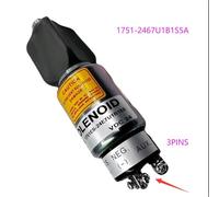 UMXJEXU Motore Diesel 1751 Elettrovalvola di Arresto Elettrovalvola Spegnimento Carburante Interruzione Interruttore di Arresto Generatore Accessori Parti DC12V 24V(24V 3PINS)