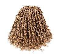 Umylar Passione Treccia Capelli 10" 8 Pacchetti Pre-Twist Passione Treccia Crochet Capelli Per Le Donne Pre-Bucle Short Passione Treccia Trecce Boemia Estensioni Dei Capelli Sintetici (10" (confezione