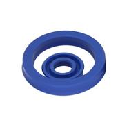 UN 50 * 70/72/75 * 8/10/12 52 * 62/72 * 10/12 53 * 63/65 * 6/7/8/10/12 Albero in PU blu Stelo del pistone Anello U/YO Guarnizione scanalata Paraolio idraulico(4Pcs UN52x72x12)