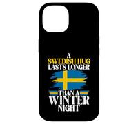 Un abbraccio svedese dura più a lungo di una Winter Night Svezia Custodia per iPhone 14