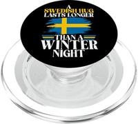 Un abbraccio svedese dura più a lungo di una Winter Night Svezia PopSockets PopGrip per MagSafe