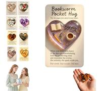 Un abbraccio tascabile per parrucchieri, mini strumenti da parrucchiere a forma di cuore con biglietti di auguri, regalo di ringraziamento per il tuo parrucchiere, regalo per donne e uomini, regali di