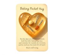 Un abbraccio tascabile per parrucchieri, mini strumenti da parrucchiere a forma di cuore con biglietti di auguri, emotionalSupport a forma di cuore P-ocket H-ug Token, regalo per parrucchieri per