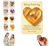 Un abbraccio tascabile per parrucchieri, mini strumenti da parrucchiere a forma di cuore con biglietti di auguri, regalo di ringraziamento per il tuo parrucchiere, regalo per donne e uomini, regali di