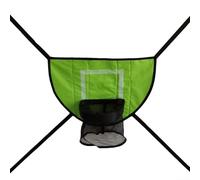 Un accessorio indispensabile per saltare il letto, il canestro da basket regolabile per infinite opzioni di intrattenimento (verde)