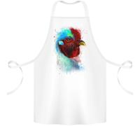Un Acquerello Di Pollo Grembiule Di Cotone 100% Organico