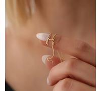 Un affascinante collana con ciondolo a forma realizzato in acciaio inossidabile cavo, perfetta come regalo di compleanno per chi ama a tema animali domestici