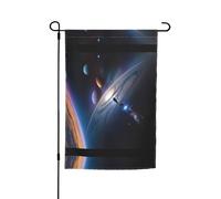 Un affascinante universo Bandiera decorativa da giardino 30,5 x 45,7 cm, 100% fibra di poliestere, tessuto spesso, universale per tutte le stagioni