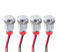 Un affidabile pacchetto di quattro LED impermeabili, grande aggiunta a qualsiasi progetto elettrico o fai da te (verde)