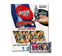 Un affollato pacchetto iniziale di Coop AFL Chipz 2010 con raccoglitore Premium