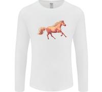 Un Al Galoppo Cavallo Equestre Uomo Maniche