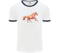 Un Al Galoppo Cavallo Equestre Uomo Ringer