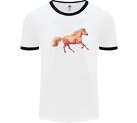 Un Al Galoppo Cavallo Equestre Uomo Ringer