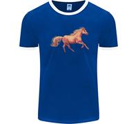 Un Al Galoppo Cavallo Equestre Uomo Ringer Fotl