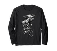 Un Alce in Bicicletta Maglia a Manica